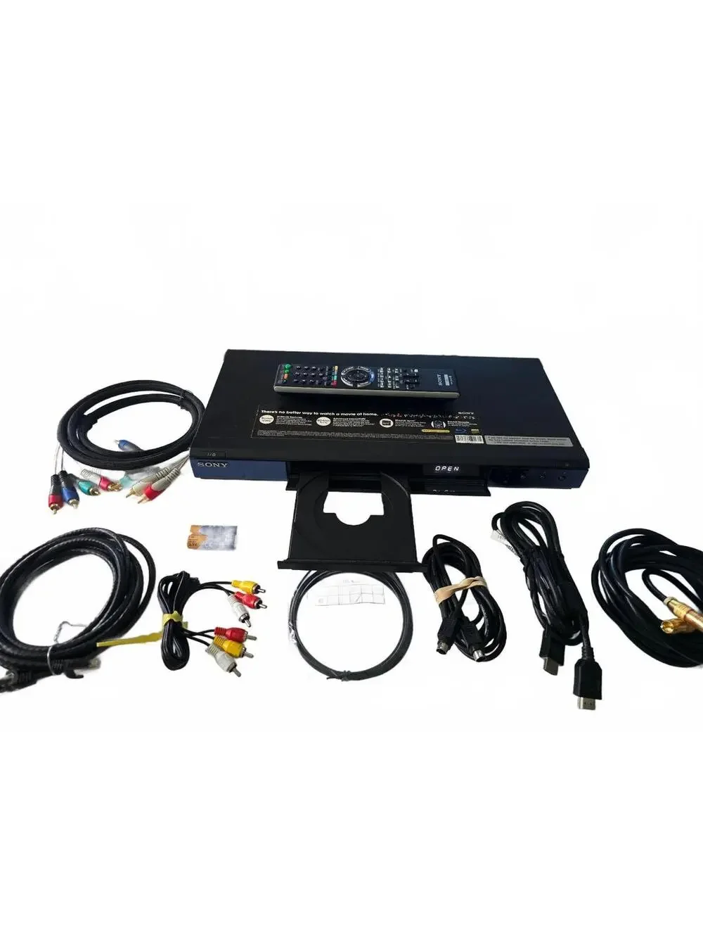 Sony BDP-BX1 Blu-ray Player with Remote and All Connecting Cables Bundle